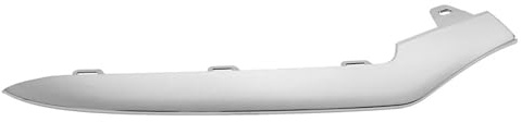 IENQBVL Frontspoilerlippe Chromleiste Für Die Untere Stoßstangenlippe Vorne Für Mercedes Für Benz W212 E-Klasse E350 2014-2016 A2128852774 A2128852874 Auto-Frontspoiler(rechte Seite)