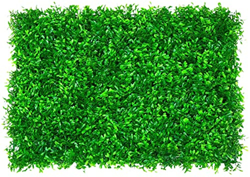 Pannello di bosso Artificiale 12 Pezzi, Erba Finta Decorativa per pareti, Verde Artificiale di bosso Artificiale, Prato di Simulazione, pianta Artificiale di Simulazione, Parete per Interni