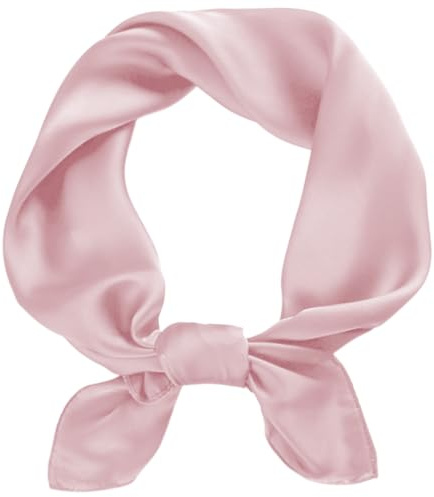 BSBUY Fyrkantig satinsilkesscarf vanlig halsduk, lätt vanlig bandana wrap fyrkantig stor fyrkantig satin huvuddukar hår, tillbehör klassisk hårhalsduk för 50-talet 60-talsstil bröllop alla hjärtans