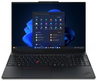 Lenovo ThinkPad E16 G3 Ordenador Portátil 16 WUXGA (AMD Ryzen 5 230, 16GB RAM, 512GB SSD, Integrated Graphics, Windows 11 Pro) Black - Teclado QWERTY