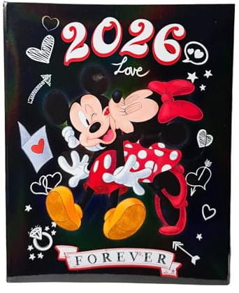 7STAR Love Forever 2026 Photo Album 8.75 X 7, Holds 100 Photos 4 X 6 - Scrapbook Album with Self-Adhesive Pages for Wedding, Birthday, and Vacation Memories (2026)