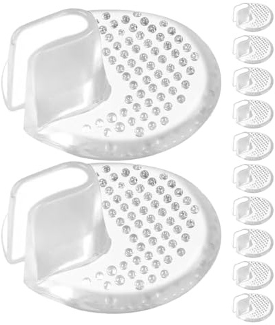 NUSITOU 6 Pairs Toe Separating Stickers for Thong Sandals Small Toe Protector Gel Cushions Sandal Inserts for Summer Party Comfort