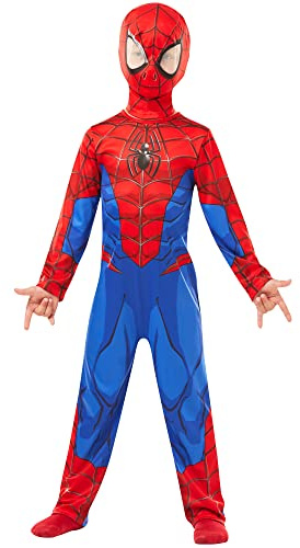 Rubies Marvel Spider-Man Classic Child Costume, Blue-Red,XL (9-10 years / 140cms) Halloween, World Book Day