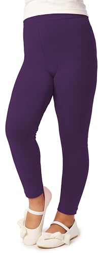 Merry Style Flicka Långa Leggings MS10-130(Plommon, 110)