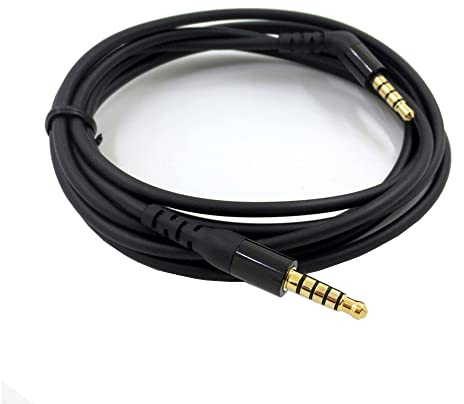 Yaowanguan Haupt Headset Kabel für Arctis Nova Pro, 3,5mm Ersatz Audiokabel für SteelSeries Arctis Nova Pro Gaming Headset (Schwarz, 1,5m/5ft)