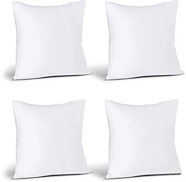 Generico Set 4 Pezzi Anima Imbottitura anallergica per Cuscini Divano Poltrona 65 x 65 cm