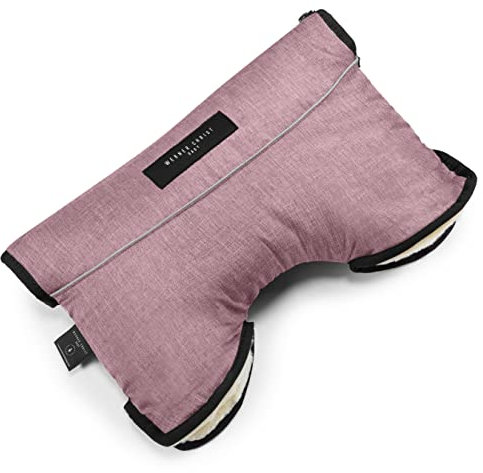Kinderwagen-Muff aus Lammfell von WERNER CHRIST BABY - MOFFY ist der ideale Handwärmer für Buggys aus medizinischem Fell, einfache Handhabung, Handmuff in Rosé (rosa)