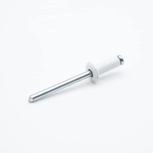DOJA Industrial | Weiße Alu Blindnieten 4,8x12mm | PACK 100 | Popnieten zum Verbinden aller Arten von Dünnen Werkstoffen für Pneumatische/Manuelle Nieten - Maschinen | Nietenzange Set | Blindniete