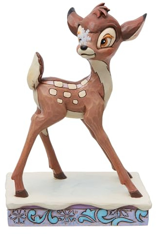 Jim Shore Enesco 6013064 Disney Traditions Bambi Weihnachten Persönlichkeit Pose 11,3 cm