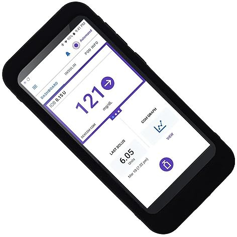 Silicone Case for Omnipod 5 Receiver (Continuous Glucose Monitoring) (Black)