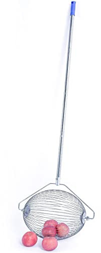 LNINNERY Edelstahl Rollsammler für Walnüsse Apfelsammler Nusssammler Edelstahl Rollsammler Garten Picker Obstsammler Gartenpflücker