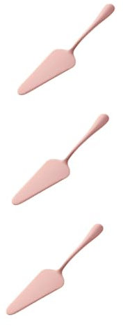 IMIKEYA 3stücke Edelstahl Tortenheber Mit Wellenschliff Robuste Kuchen Und Pizzaschaufel Roségold Für Müheloses Servieren Für Backwaren Und Feiern