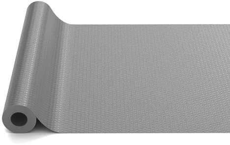 Bäcker & Lecker 30 * 600cm Grau Schubladenmatte Antirutschmatte Küche Schubladen Matte Schubladen Matte für Küchenladen Kühlschran Regale