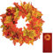 Corona Otoño Puerta,Corona Otoño,Corona De Otoño para Puerta,Decoracion Otoño Casa,Otoño Decoracion