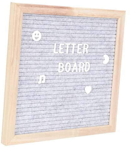 ABOOFAN Ankündigung Bulletin Board Filz Foto Board Buchstaben Kreative Memo Message Board für Büro Home School Decor