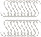 Halinuia Lot de 20 petits crochets en forme de S en acier inoxydable à suspendre-2,6 cm-En forme de S-Argenté-Mini crochet de suspension en métal-Pour bricolage,artisanat,porte-clés,bijoux