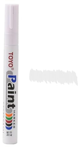 Pennarello per pittura penna a vernice penna impermeabile pennarello da colorare multi-superficie penna per lettere pneumatici multifunzionale per vetro, ceramica, legno, pap