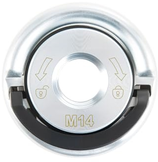 Mistillion M14 Quick Release Angle Grinder Nut, 45mm Alloy Steel Locking Flange Nut with Pull Ring for M14 Grinders