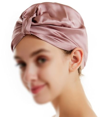 Gogogmee Seidige Haar trockenhaube Schnell Trocknend für Zuhause Bad Weiche Glatte Schlafkappe aus Langlebigem Material Schützt Haare Beim Duschen und Styling Komfortabel und Haarschonend