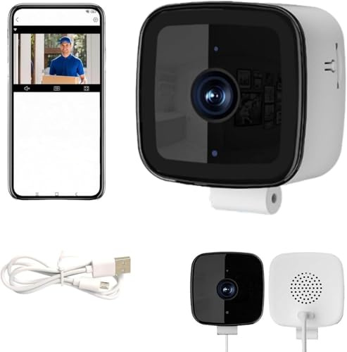 Smart 2K Window Security Camera, Indoor Window Camera, Safeview Window Camera with AI Color Night Vision, 24/7 Recording & Smart Alerts, 2.4GHz & 5GHz WiFi Window Cameras for Home Security