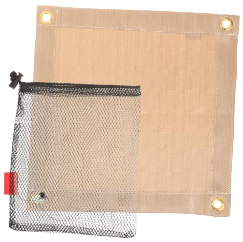 GATHINESS Manta Vidrio Aislamiento de Térmico Resistente y Calor Adecuado Multifunción Ignífuga Fibra para Parrilla para Barbacoas y Actividades al Aire Libre