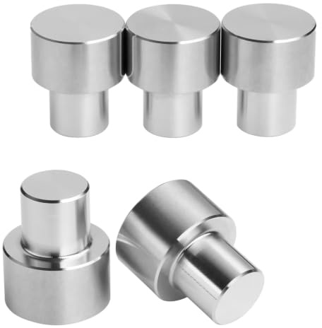SOTECH 5er Set Anschlagbolzen Edelstahl SS304 Kopf Ø 25 mm Zapfen Ø 16 mm | Länge 15 mm Schweißtisch Spannbolzen für Lochplatten mit einem Lochdurchmesser von 16 mm