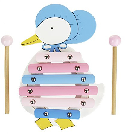 Peter Rabbit Toys - Jemima Puddleduck Wooden Xylophone, Toddler Baby Instruments - Musical Toys For 1 Year Old, Early Development Activity Toy, Official Licensed Peter Rabbit Gifts by Orange Tree Toys