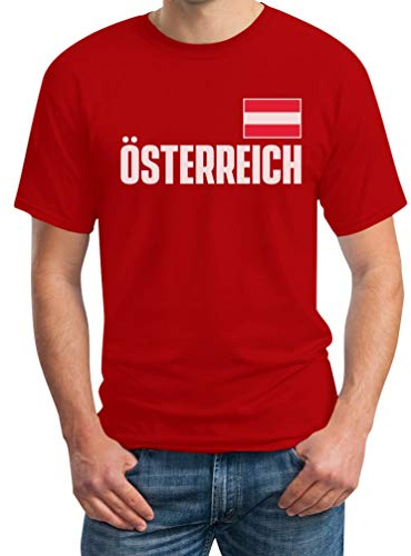 Österreich Fußball Trikot Herren - EM 2024 Fanshirt - Fanartikel - Österreich T-Shirt
