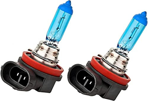 2x Jurmann H11 55W 12V Super Weiß 6000K Xenon Look Ersatz Halogen Birne für Scheinwerfer, Fernlicht, Abblendlicht, Nebelscheinwerfer - E-geprüft