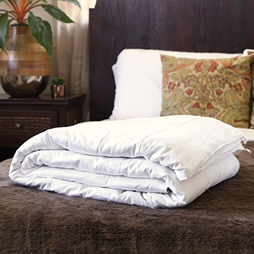 Silk Bedding Direct. Premium Mulberry Silk-Filled Duvet Insert. Summer Bliss (4 Tog). California King, 104 x 98. Hypoallergenic Haven, Enveloping Your Dreams in Pure Mulberry Silk.
