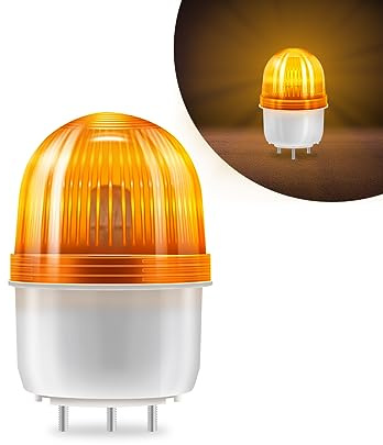 TOPENS JD24VY 24V Alarmleuchte Warnleuchte Sicherheitslampe Notfall Blitzleuchte Gelb Blinker Ersatzlampe für TOPENS Torantrieb
