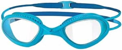 Zoggs Tiger Vuxen Simglasögon, UV-Skydd, Snabbjusterande Komfortglasögon Remmar, Dimfria Simglasögon Linser, Ultra Fit, Klara Linser
