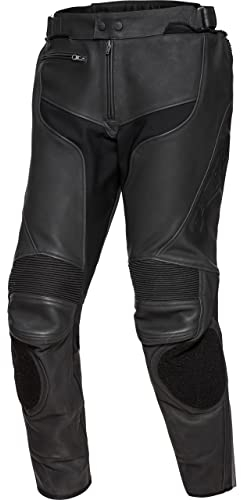 FLM Motorradhose Brooklands Lederkombihose schwarz 56, Herren, Sportler, Ganzjährig