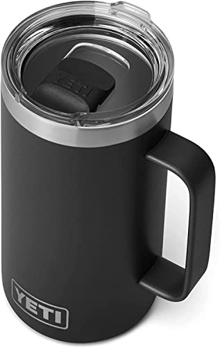 YETI Rambler Krug Mit MagSlider Deckel, Black, 24 oz (709 ml)