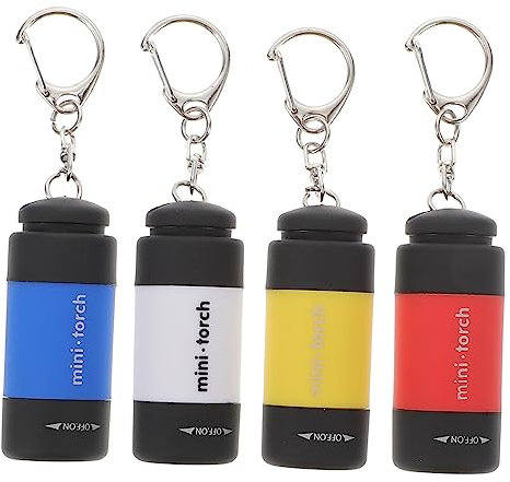 UKCOCO 12stücke Mini Usb Wiederaufladbare Taschenlampe Schlüsselanhänger Licht Für Outdoor-aktivitäten Tragbar Und Leicht Und Kompakt Und Vielseitig