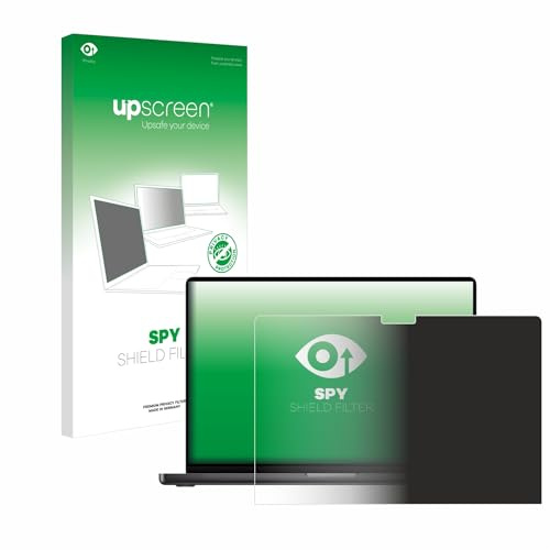 upscreen Blickschutzfilter für Apple MacBook Pro 14 M3 2023 | Anti-Spy Displayschutz Made in Germany Privacy Filter Blickschutzfolie Blaulichtfilter Sichtschutz-Folie