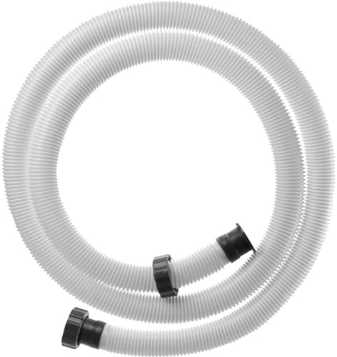 BW58368 Pool Filter Pump Hose Replacement - Compatible with Bestway Above Ground Pools, Heater & Chlorinator 330 530 800 Gal/Hour Filter Pump & 1000 Gal/Hour Sand Filter (1.5 Inch x 9.8 Foot)