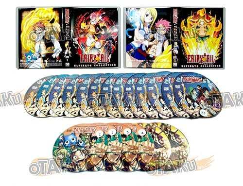 FAIRY TAIL (1-328 EPISODES + 2 MOVIE + 9 OVA) - COMPLETE ANIME TV SERIES DVD BOX SET ( JAPANESE DUB WITH ENGLISH SUBS ) SHIP FROM UK