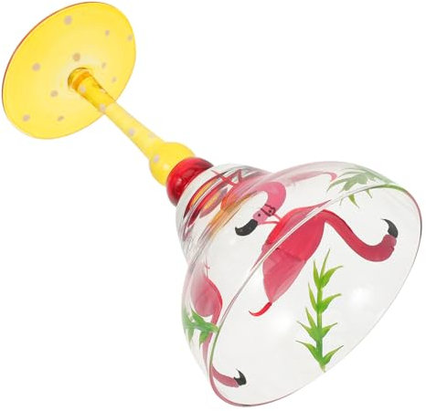 PRETYZOOM Copa De Vino De Vidrio Resistente Al Desgaste Diseño Vintage Para Fiestas y Hogar
