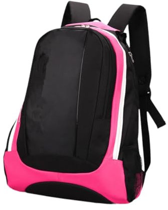 Perfeclan Badminton-Rucksack, praktisch, stilvoll, Badminton-Tasche für Reisen, Badminton-Schläger, Rosa