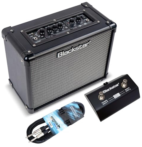 Blackstar ID Core 20 V4 Gitarren-Verstärker Combo Amp mit FS11 Fußschalter und Kabel