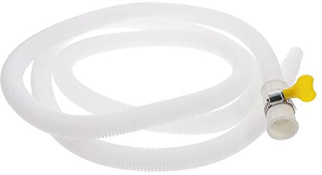 CANIGHT 2pcs Unit Drain Hose Extension Washing Machine Drain Water Inlet Hose Flexible Tubing