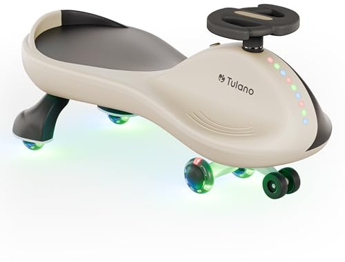 Tulano Focus 35, véhicule à gravité pour Enfants dès 3 Ans, Voiture Porteur sans pédales, Roues LED Lumineuses, Volant Rotatif 360°, siège Ergonomique, Utilisation intérieur et extérieur