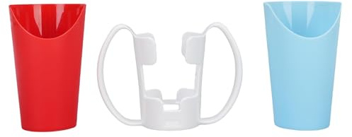 Pongnas 2 PCs U -förmige überpill -soRte -Nase -Schnitt -Trinkbecher, Keine Verschüttungsbecher für ältere Menschen mit Einfachem Grip -Grip -Halter
