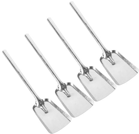 GRIRIW 4 Piezas Pala De Carbón Herramienta para Chimenea Resistente Al Desgaste Pala Práctica para Cenizas De Uso Diario Cenizas De Invierno