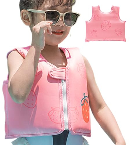Chaleco de natación para niños – Chalecos de flotación para natación, chaqueta de ayuda para deportes acuáticos con correa de seguridad ajustable para 2 años para entrenamiento y navegación