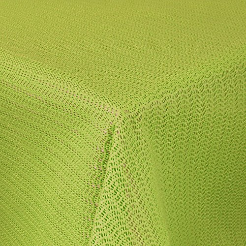 unbekannt GARTENTISCHDECKE 130x160cm WETTERFEST eckig Anti RUTSCH (130x160cm, Grün)