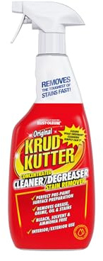 Krud Kutter Original Heavy Duty Cleaner Degreaser and Stain Remover 750ml Spray - Pre Paint Surface Preparation, Removes Grease, Grime, Oil & Stains, Cleans BBQ's, Ovens and Hobs, Graffiti Remover