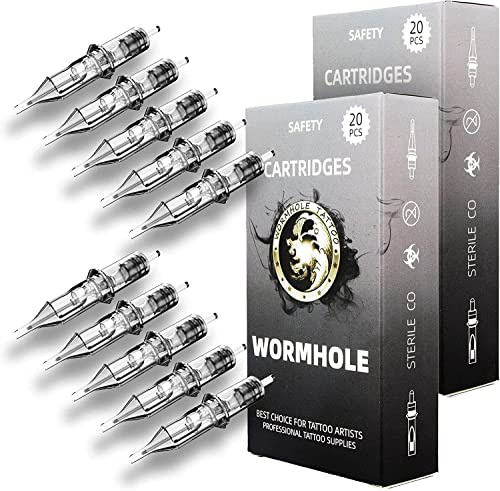 Wormhole Tattoo Nadeln Patronen 50 Stück Verschiedene Tattoo Nadel patronen Runder Liner Gemischt 3RL 5RL 7RL 9RL 11RL (50 Stück #10 Standard RL)