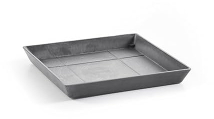 Soucoupe Square 40 Gris - 35,5 x 35,5 x H. 3,5 cm